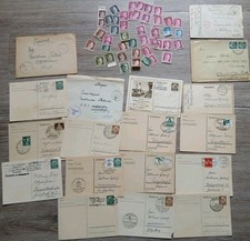 ⚠️Briefmarken Deutsches Reich 2. WK. + Ganzsachen, Briefe Feldpost,Postkarten ‼️