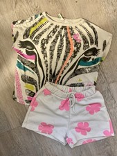 Zara, Benetton, Set, Kinderkleidung, 2 Teile, Shorts + T-Shirt, Gr. 104/110