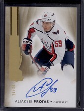 2021-22 The Cup Aliaksei Protas Rookie Auto Gold Foil RC SSP /36