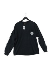 Obey Men's T-Shirt XL Black Graphic 100% Cotton Basic