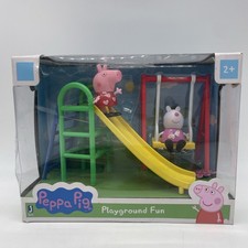 Peppa Pig Playground Fun Playset   Slide, Swing  Figures Ages 2 