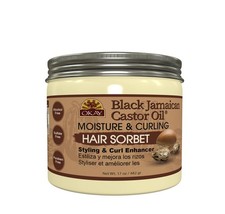 OKAY Black Jamaican Castor Oil Moisture  Curling Hair Sorbet - 17 oz / 503 ml