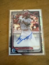 2024 Bowman Chrome Kyle Henley 1st Bowman Auto Refractor /499