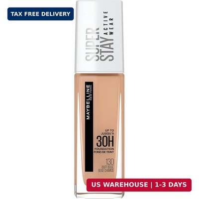 Maybelline Super Stay Full Coverage Liquid Foundation Active Wear Makeup, Up to