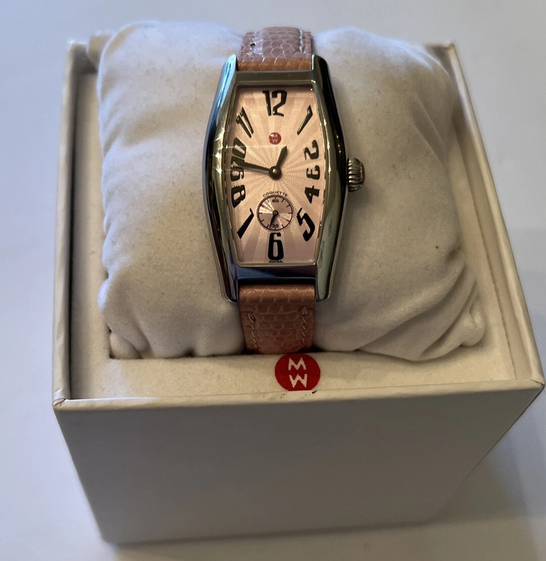 Michele watch cheap pink band