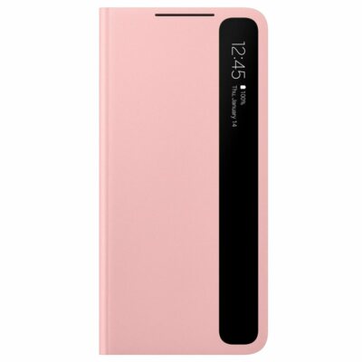 Original Samsung Clear View Cover EF-ZG996 für Galaxy S21+ Plus Pink