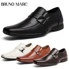 Bruno Marc Men Formal Dress Shoes Classic Square Toe Slip On Loafer Shoes