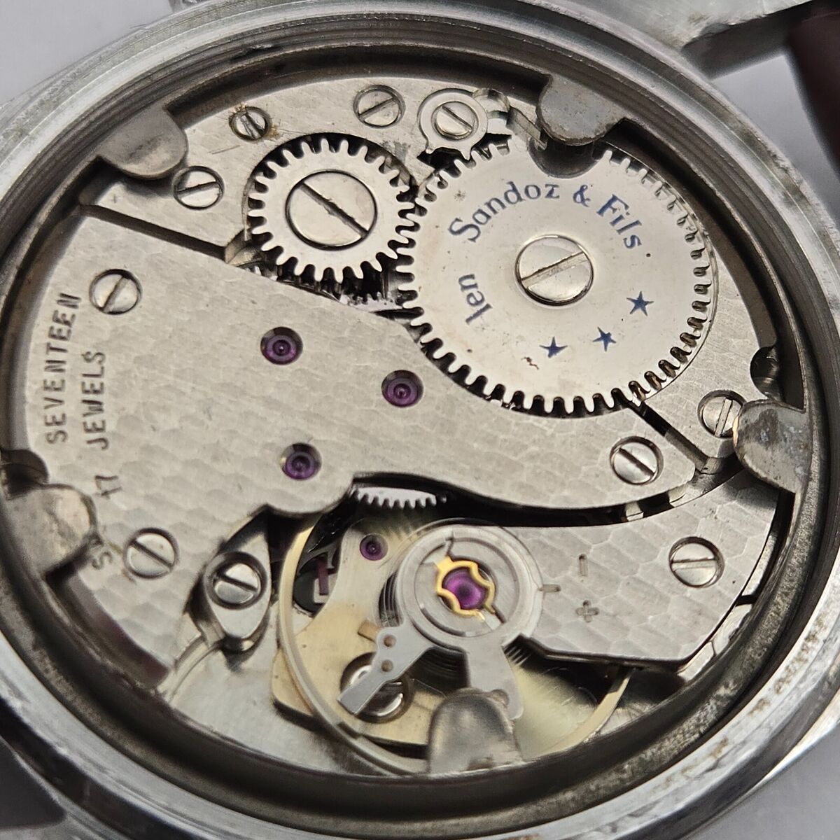 Vintage Henri Sandoz & Fils men's manual winding watch ST 96 Vintage Henri Sandoz & Fils men's manual winding watch ST 96