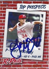 Griff McGarry Signed 2023 Reading Fightin Fils Team Set Card Choice