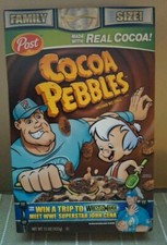 Cocoa Pebbles Cereal Box With JOHN CENA 2013 New Not Opened!