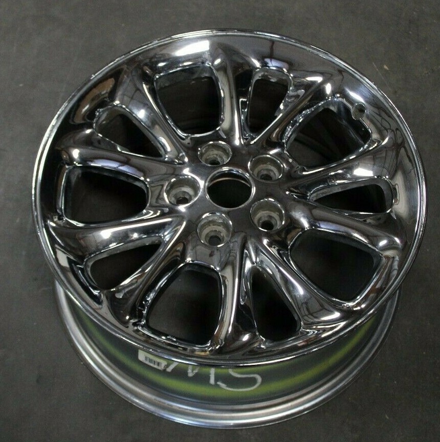 99 00 01 CHRYSLER 300M LHS OEM WHEEL RIM CHROME 17X7 17