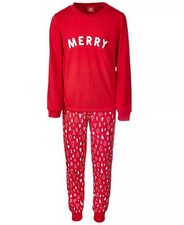 Family Pajamas Little  Big Kids Matching 2 Pieces Merry Family Pajama Set 2T-3T