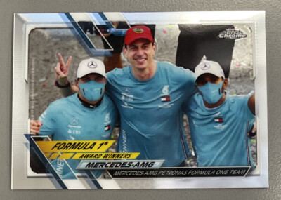 2021 Topps Chrome Formula 1 F1 Mercedes-AMG Team #172 Constructors World Champ