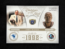 2011 National Treasures Emblems of the Hall #30 John Mackey /99 Baltimore Colts