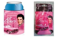 Elvis Presley  "Pink Cadillac" Can Coolie Holder Beverage Insulator Huggie