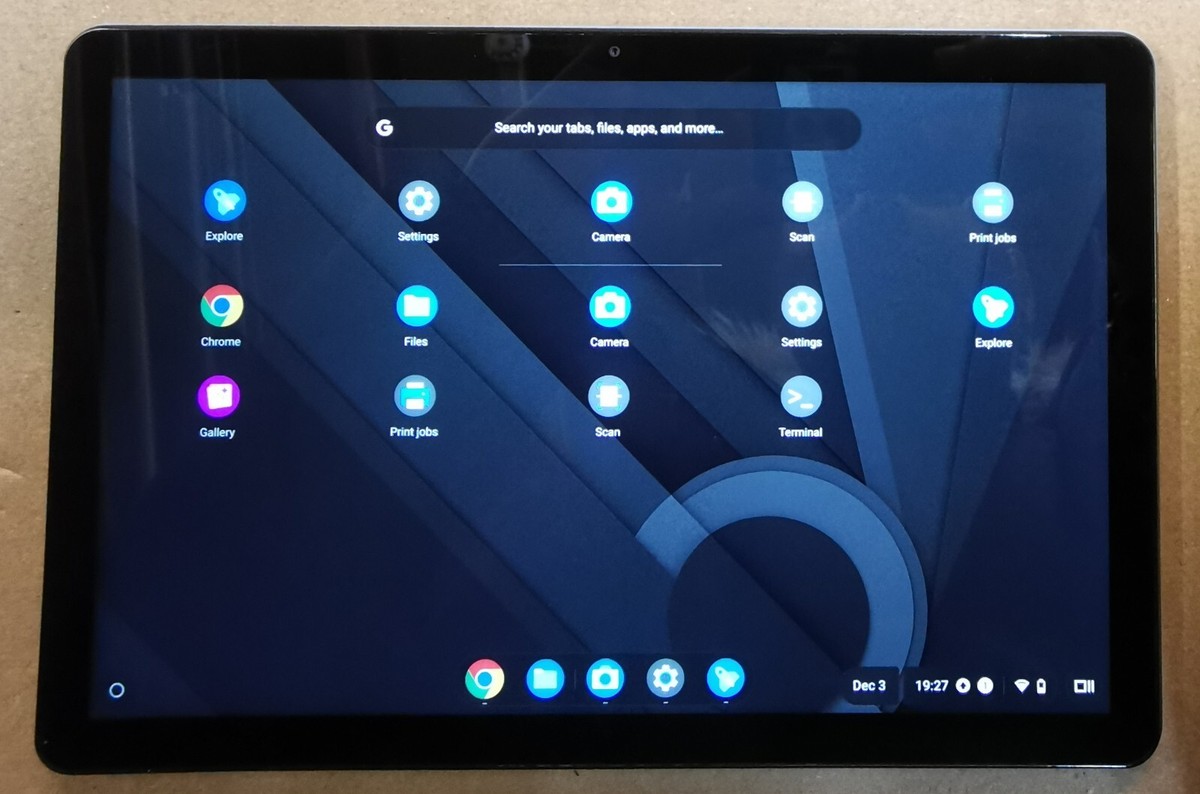Lenovo CT-X636F IdeaPad Duet Chromebook 64GB Ice Blue-Iron - Grade