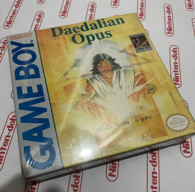 Nintendo Gameboy - Daedalian Opus Spiel NEU SEALED Game Boy H Seam Factory Sealed