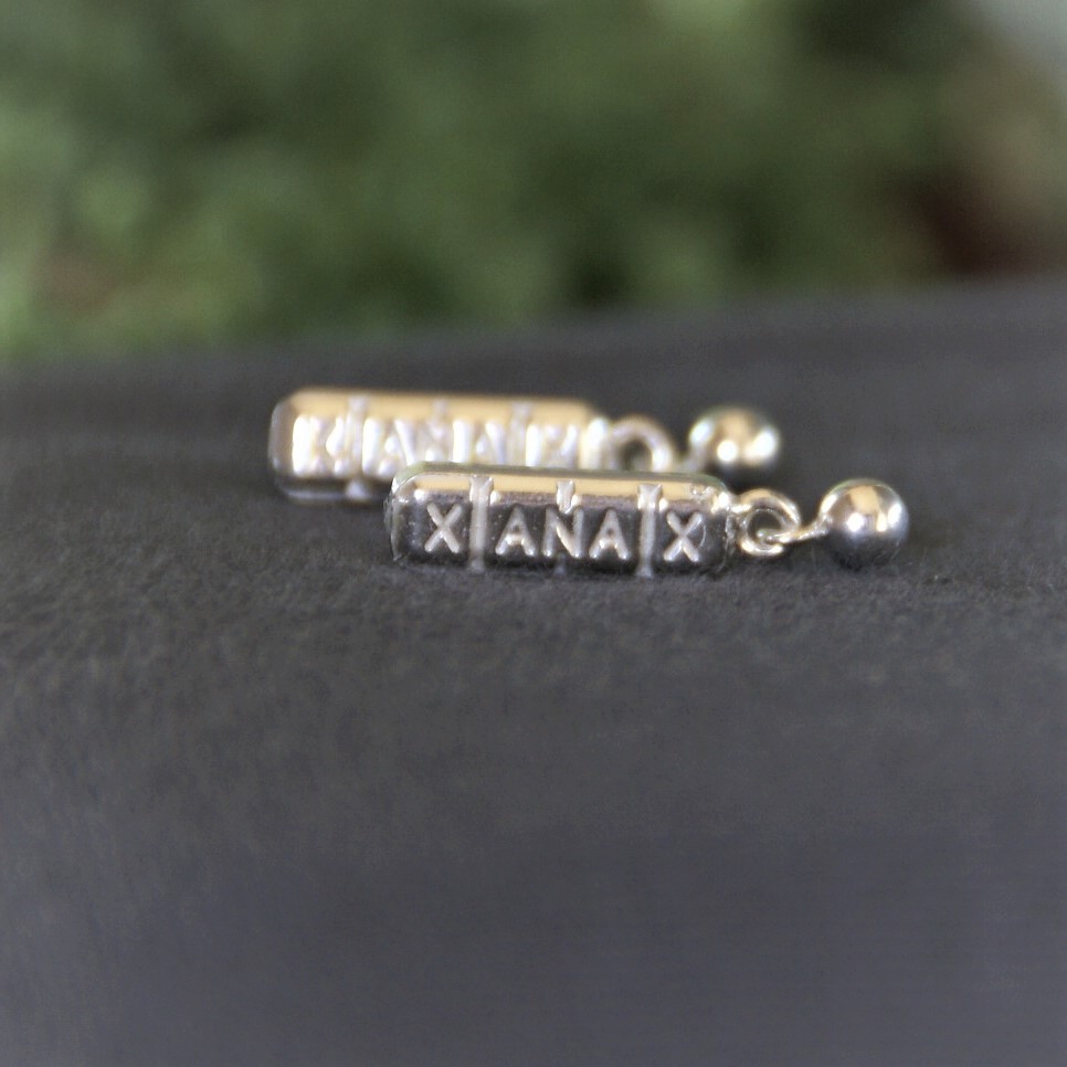 Xanax Earrings Sterling Silver Handmade Authentic PillBling eBay