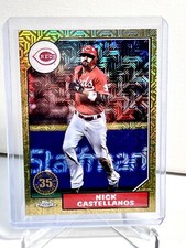2022 Nick Castellanos 1987 Topps Chrome Base #T87C2-26 Cincinnati Reds
