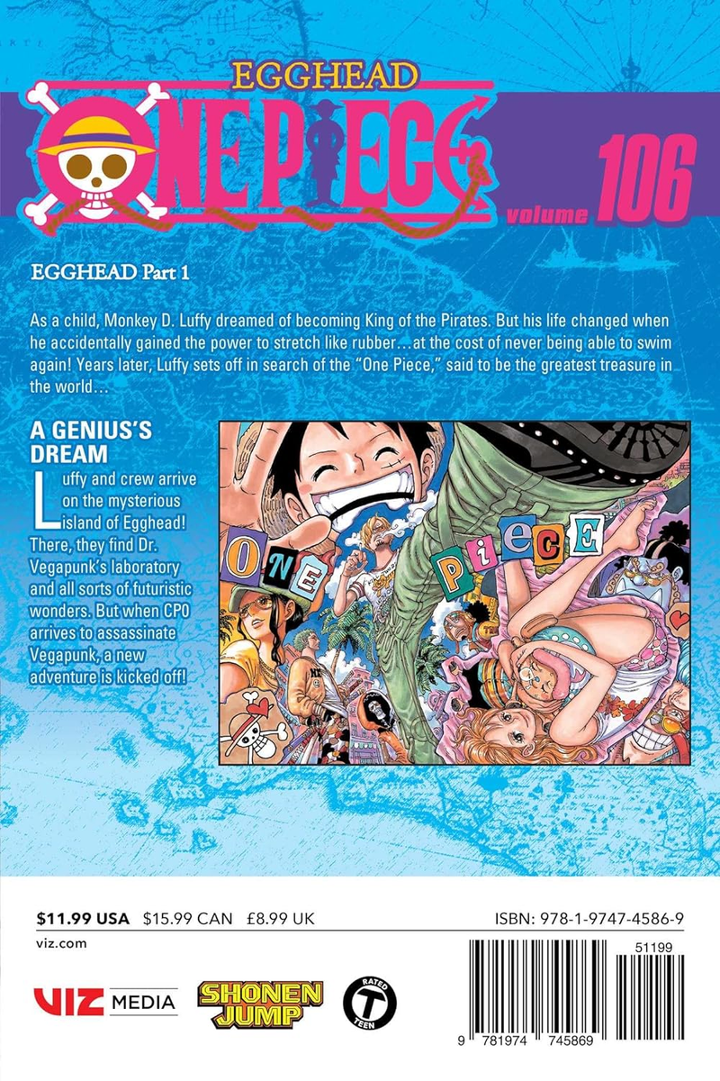 One Piece, Vol. 106 (Volume 106): Shonen Jump Edition the New