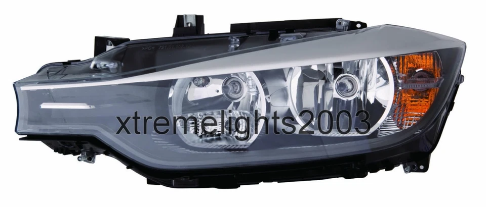 BMW 3 SERIES SEDAN WAGON 2012-2015 PAIR HALOGEN HEADLIGHTS HEAD LIGHTS LAMPS Foto 4 de 4