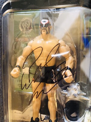 WWE Road Warrior Classic Superstars Series 9 Signed/ JSA