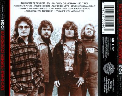 BACHMAN-TURNER OVERDRIVE ICON NEW CD