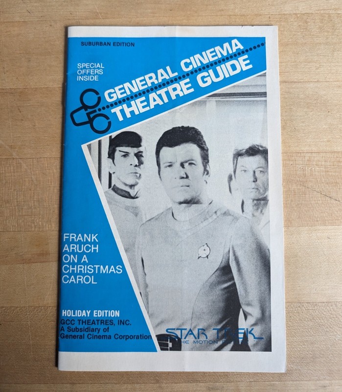 Star Trek General Movie Cinema Theatre Guide December Boston Meryl Streep Photo