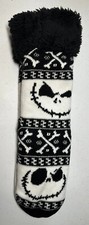 NEW Disney The Nightmare Before Christmas Non-Slip Fluffy Slipper Socks SZ 9-11