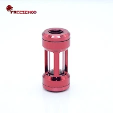 FreezeMod G1/4" Water Cooling Composite Plate Filter Fine Screen GLQ-JX2 Red
