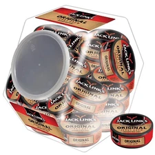 Jack Link's Beef 🥩 Jerky Chew - 0.32 Oz Per Tin (Pack of 36)