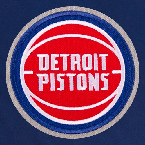 NBA Detroit Pistons JH Design Wollwendejacke mit Patches Logo - Bild 6 von 6
