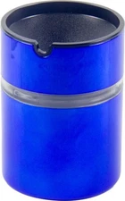 Portable Car Travel Cigarette Cylinder Solid Color Ashtray Holder Cup LED Light