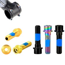 Titanium Screws M5x18mm for Bike Disc Brake Clamp Fixing Bolts Hollow Screws