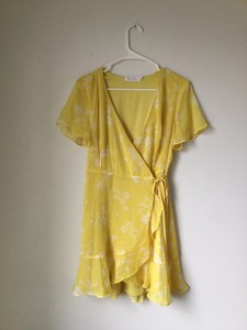 all in favor isabella wrap dress