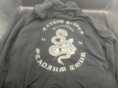 Official Taylor Swift Reputation Stadium Tour Black Snake Hoodie