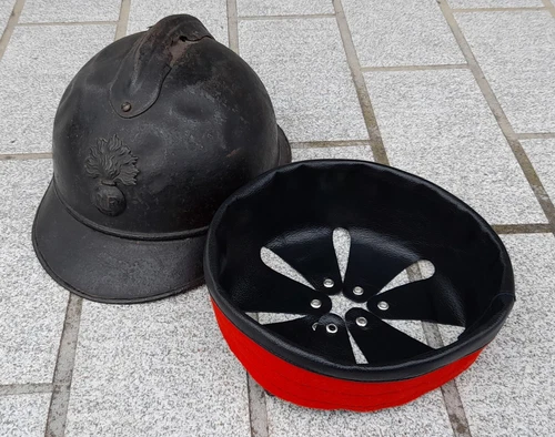 WW1 inner headdress leather helmet Adrian 1915 TYPE1 helmet liner T.A-55