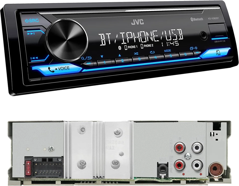 JVC KD-X382BT Auto-Media-Player, 4 X 50W, Bluetooth, USB, FM - Image 4 of 4