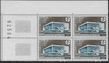 1968  bloc de 4  coin de page royan   N° 1554 NEUF  **