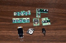 KENWOOD TS-850SAT PARTS - FRONT PANEL SWITCHES MIC HEADPHONES JACK RF OUT