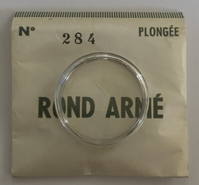 Lunette de montre de plongée YEMA sous-marne neuf de stock; 39,45 mm