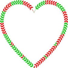 30 Custom Xmas Camo Vine Heart Personalized Address Labels