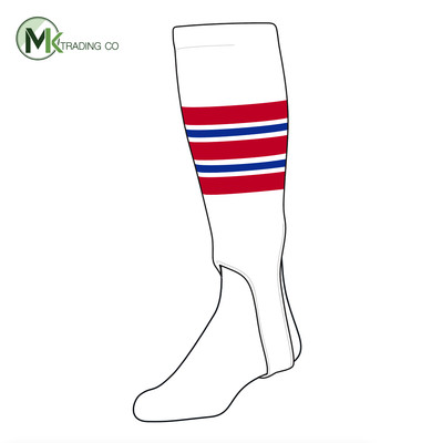 TCK Baseball Stirrups Large (300F, 7in) White, Royal, Black