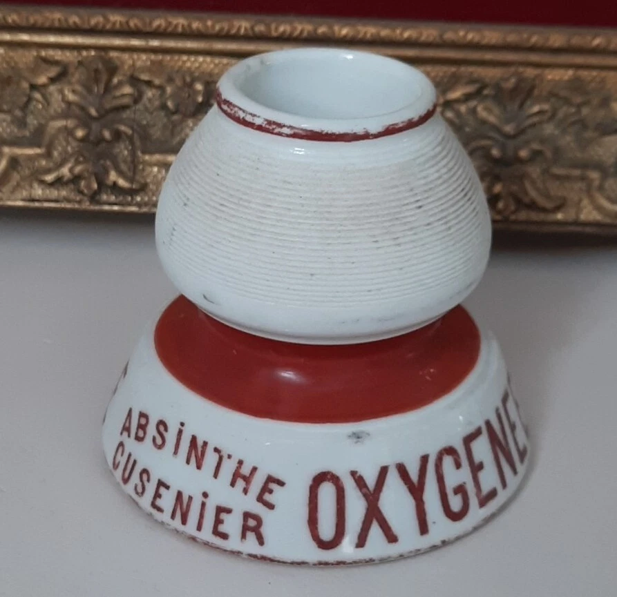 ANCIEN PYROGENE PUBLICITAIRE ABSINTHE CUSENIER DÉCO BISTRO - Photo 2/4