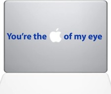 The Decal Guru You're The Apple of My Eye MacBook Pro Decal Vinyl Sticker - 15"