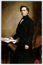 PRESIDENT FRANKLIN PIERCE PORTRAIT 6.5" X 10" Magazine Page M471