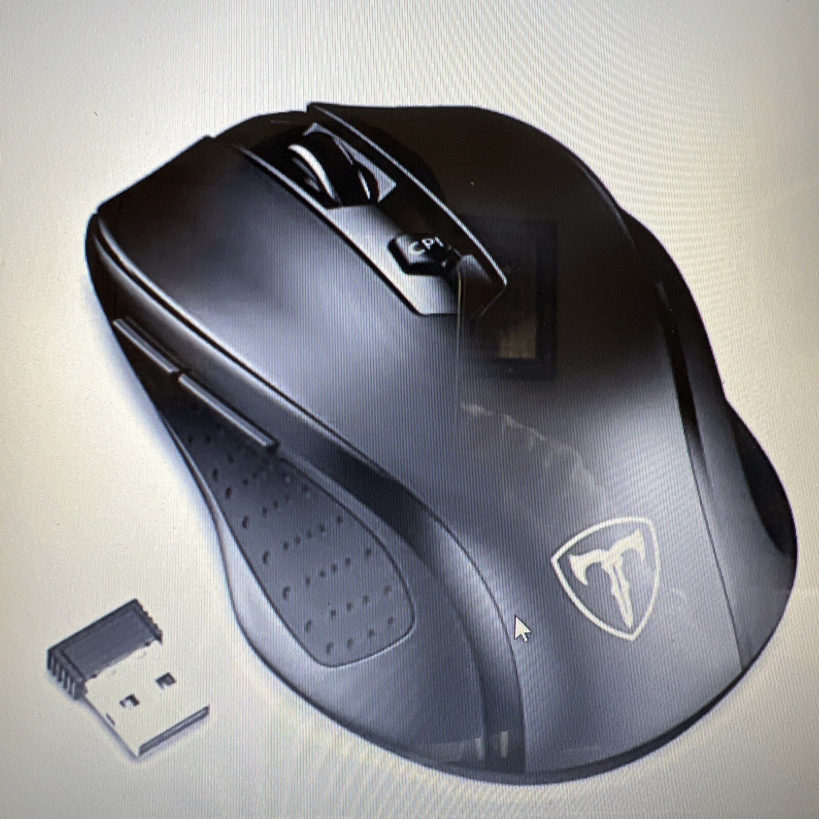 WEEMSBOX 2.4G Wireless Ergonomic Mouse for Laptop and Desktop with USB Receiver, Quiet Click, Comfort Grip Design-image