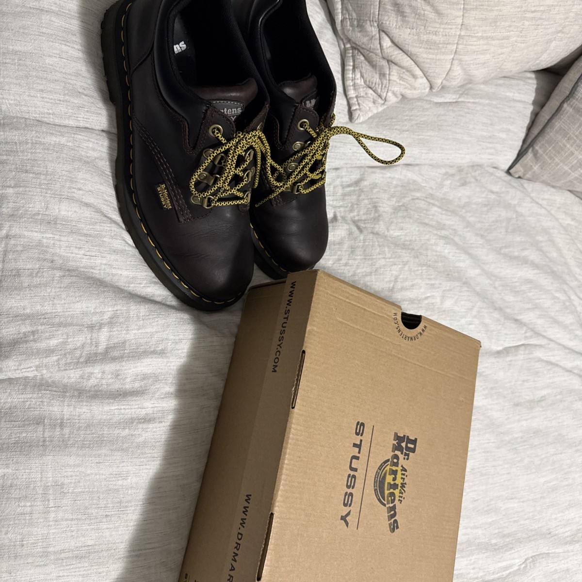 Stussy x Dr Martens 8053 HY Boots Cocoa Men's 10.5 RARE OG All | eBay