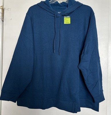 NEW! Women s Plus Size  Tek Gear Ultrasoft Fleece Hoodie ~Sz 3X ~Blue