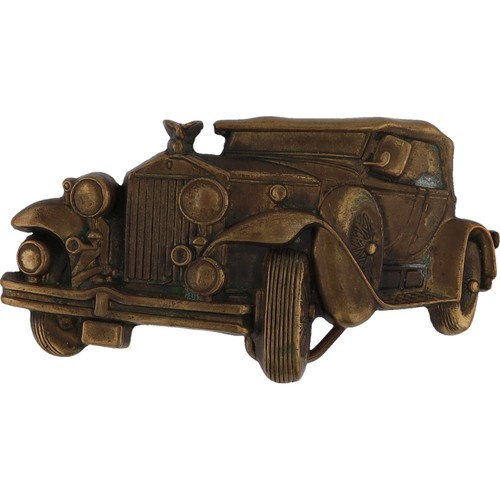 Rolls Royce 1927 Brass Classic Car Automobile Convertible Vintage Belt Buckle
